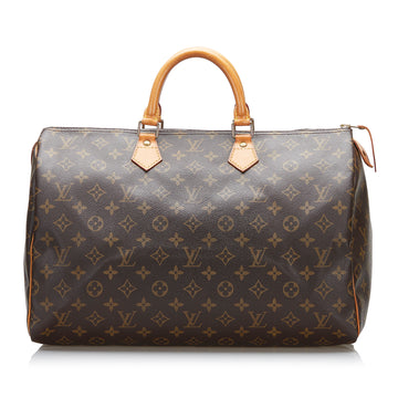 Louis Vuitton Monogram Speedy 40 Boston Bag