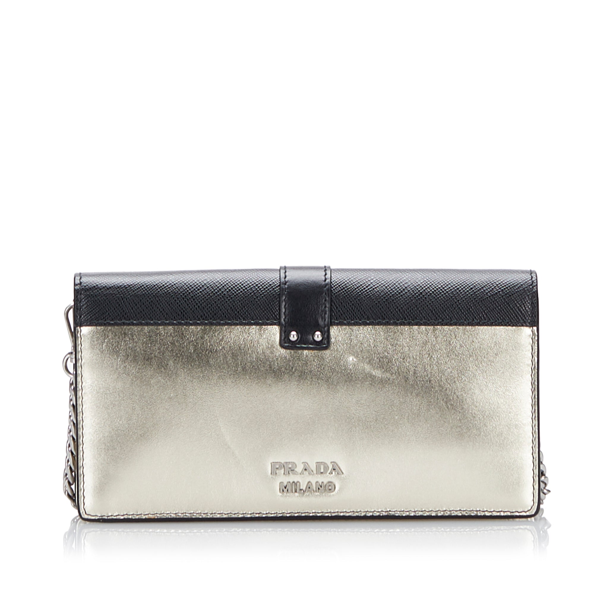 Prada cahier discount wallet on chain