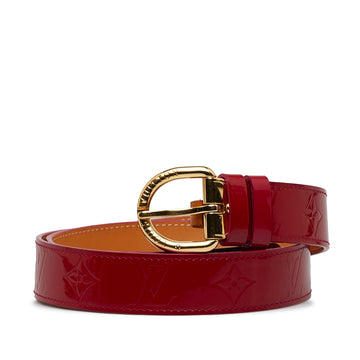 LOUIS VUITTON Monogram Vernis Belt