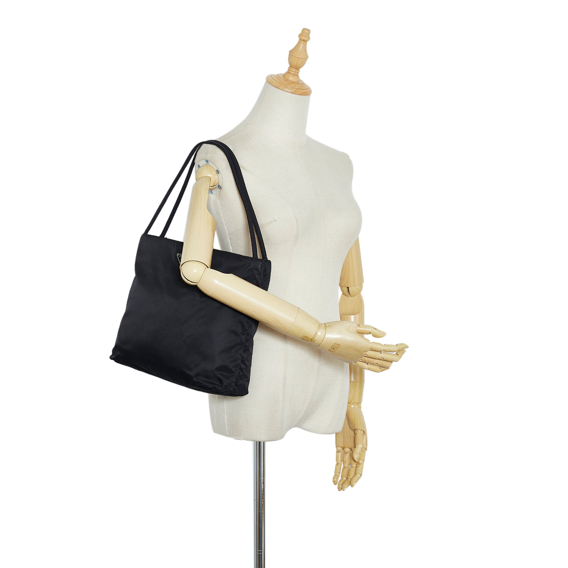 Prada Vintage Tessuto & Spazzolato Shoulder Bag - ShopStyle