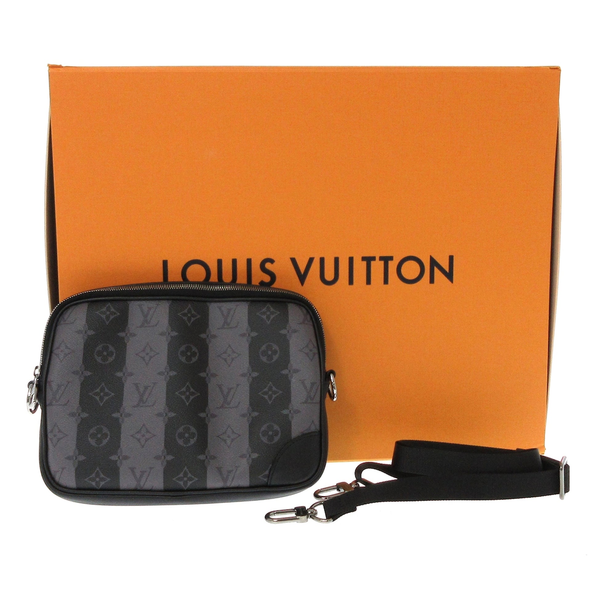 Louis Vuitton x Nigo Utilitary Backpack Monogram Stripes Eclipse in Coated  Canvas with Silver-tone - US