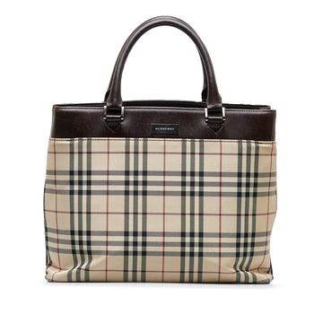 BURBERRY House Check Tote Tote Bag