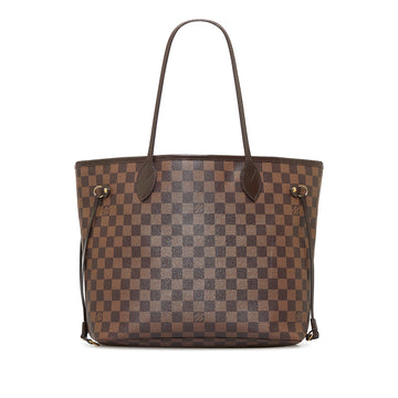 LOUIS VUITTON Damier Ebene Neverfull MM Tote Bag