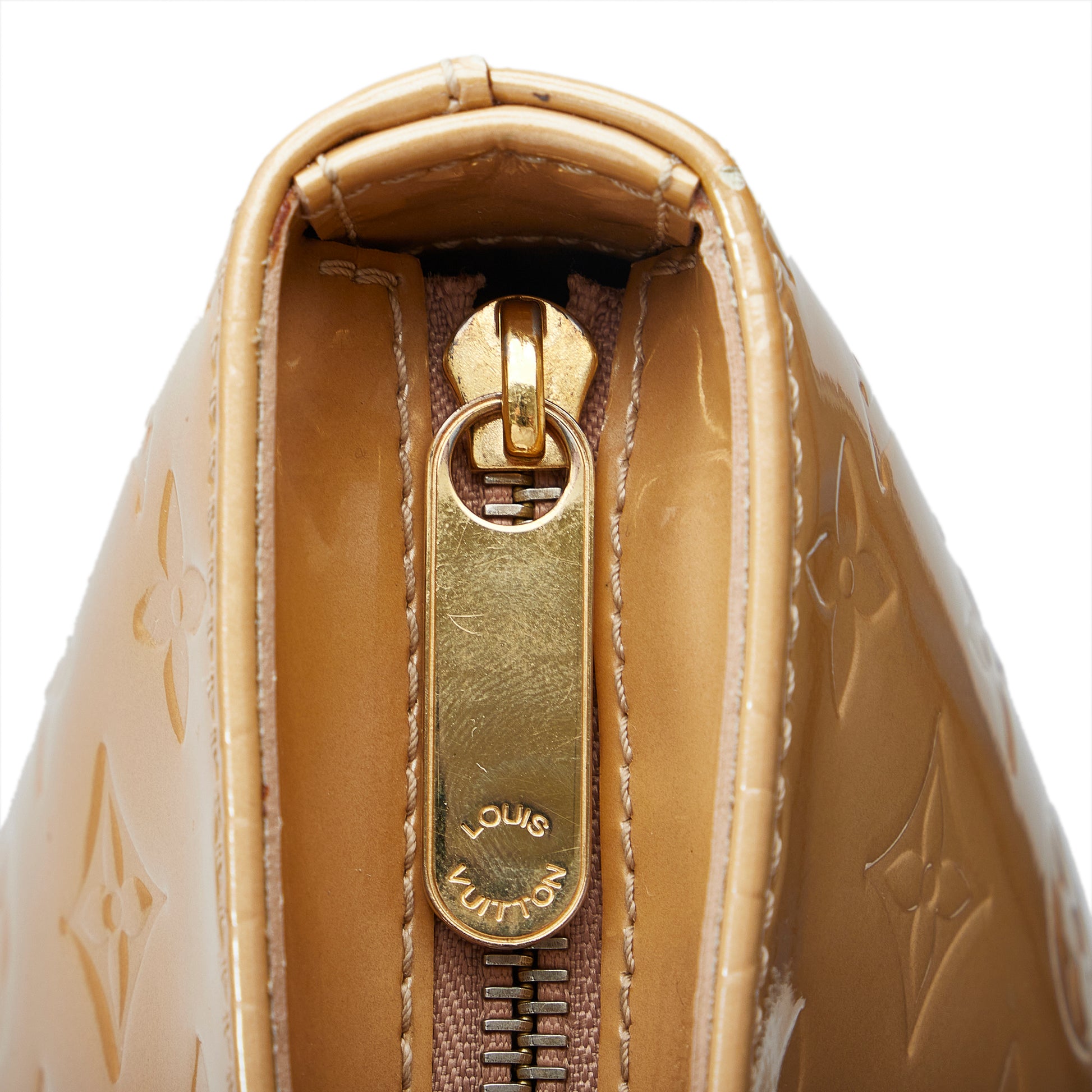 Louis Vuitton Noisette Monogram Vernis Brentwood Tote Bag Louis Vuitton