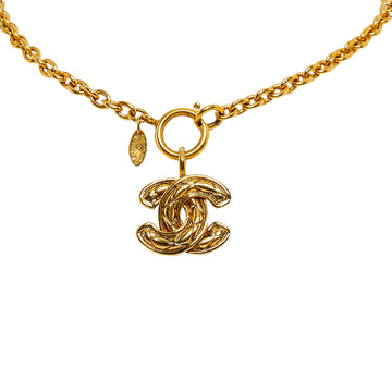 CHANEL CC Pendant Necklace Costume Necklace