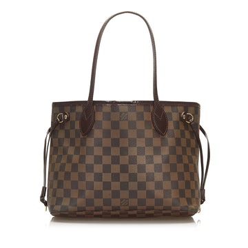 Louis Vuitton Damier Ebene Neverfull PM Handbag