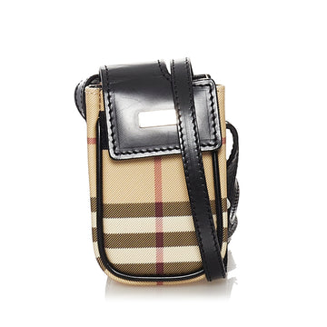 Burberry House Check Canvas Crossbody Bag