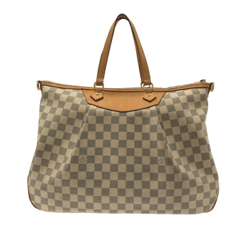 LOUIS VUITTON Damier Azur Siracusa GM Satchel