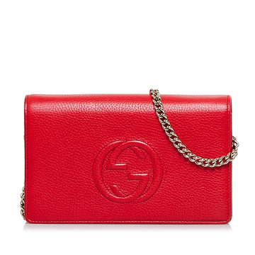 GUCCI Soho Wallet on Chain Crossbody Bag