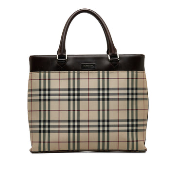 BURBERRY House Check Tote Tote Bag