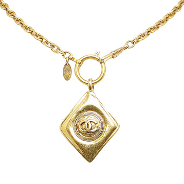 CHANEL CC Pendant Necklace Costume Necklace