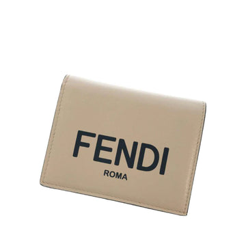 Fendi Logo Leather Wallet Small Wallets