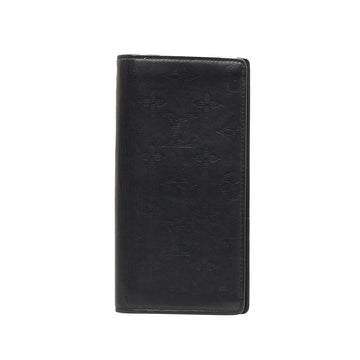 LOUIS VUITTON Monogram Shadow Brazza Long Wallets