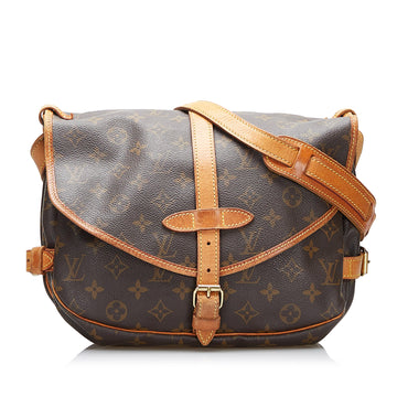 LOUIS VUITTON Monogram Saumur 25 Crossbody Bag