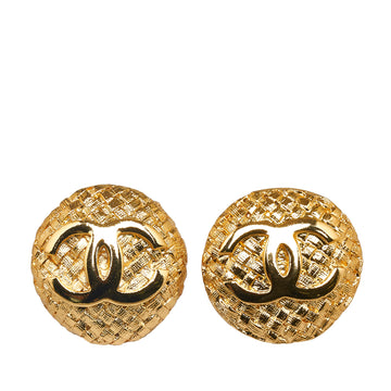 CHANEL CC Clip On Earrings Costume Earrings