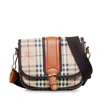 BURBERRY Haymarket Check Crossbody Bag