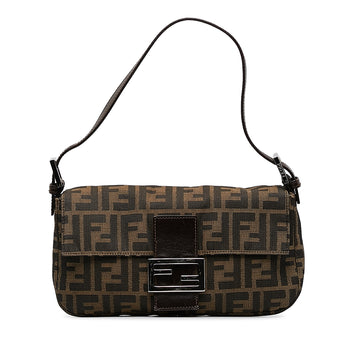 FENDI Zucca Canvas Baguette