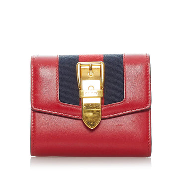 Gucci Sylvie Leather Small Wallet Small Wallets