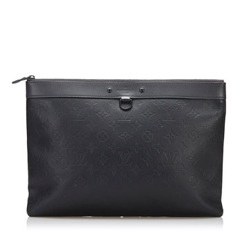 Louis Vuitton Monogram Shadow Discovery Pochette Clutch Bag