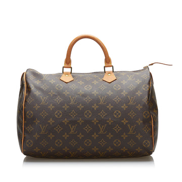 Louis Vuitton Monogram Speedy 35 Boston Bag