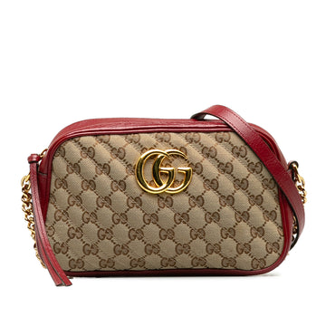 GUCCI Small GG Canvas Marmont Crossbody bag