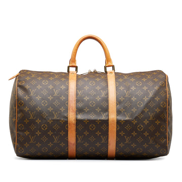 Keepall Bandoulière 50 Bag - Luxury LV Aerogram Green