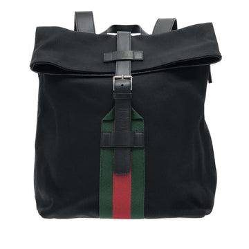 GUCCI Web Fold Over Techno Backpack