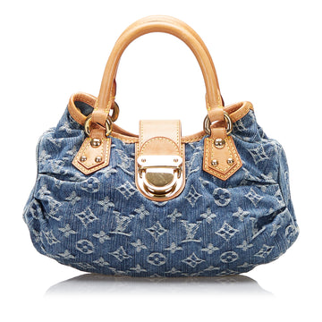 Louis Vuitton Monogram Denim Pleaty Handbag