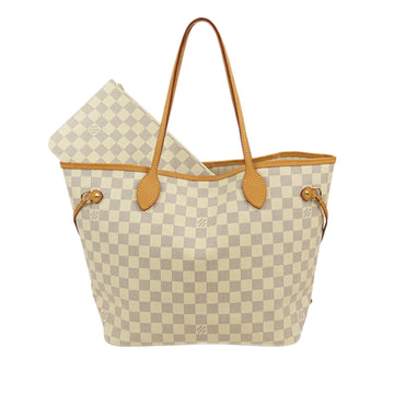 Louis Vuitton Damier Azur Neverfull MM Tote Bag