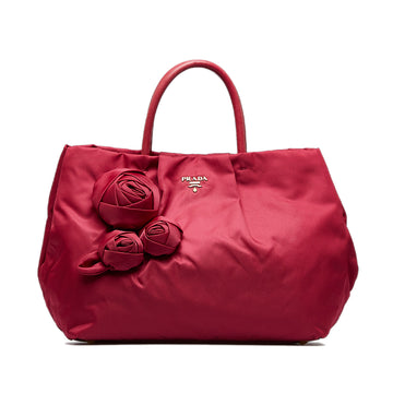 PRADA Tessuto Rose Handbag