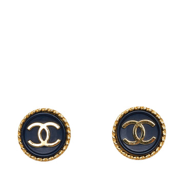 CHANEL CC Clip On Earrings Costume Earrings