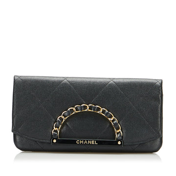 Chanel Caviar Clutch Bag