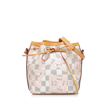 LOUIS VUITTON Damier Azur Tahitienne Noe Bucket Bag