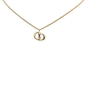 DIOR Logo Pendant Necklace Costume Necklace