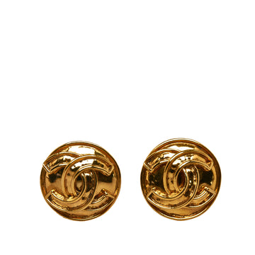 CHANEL CC Clip on Earrings Costume Earrings