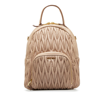 MIU MIU Matelasse Backpack