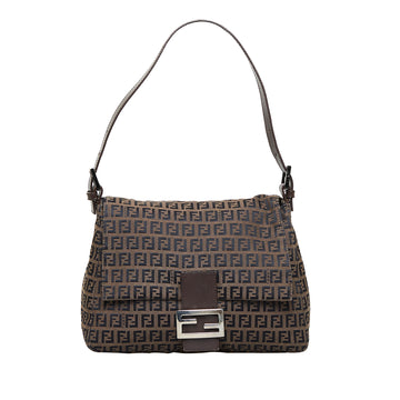 FENDI Zucchino Mamma Forever Shoulder Bag