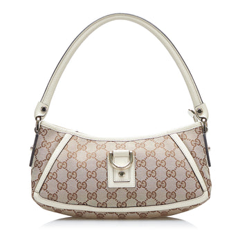 GUCCI GG Canvas Abbey D-Ring Baguette