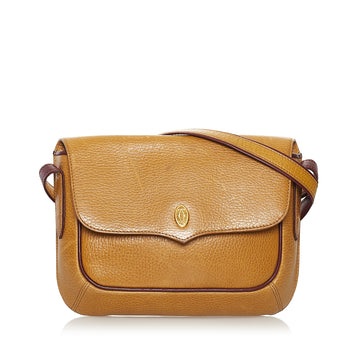 Must de Cartier Leather Crossbody Bag