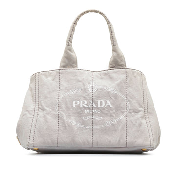 PRADA Canapa Logo Handbag