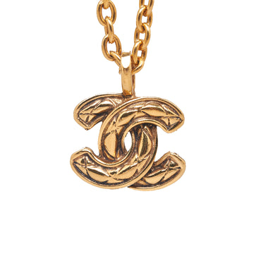 CHANEL CC Pendant Necklace Costume Necklace