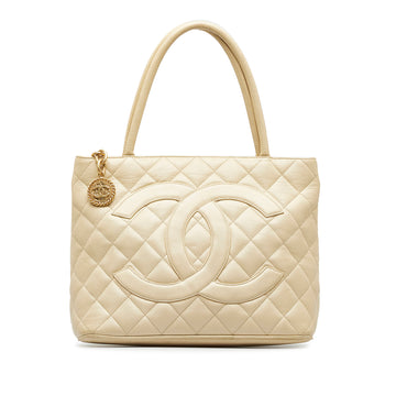 CHANEL Caviar Medallion Tote Tote Bag