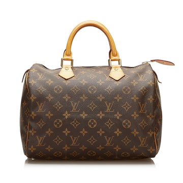 Louis Vuitton Monogram Speedy 30 Boston Bag