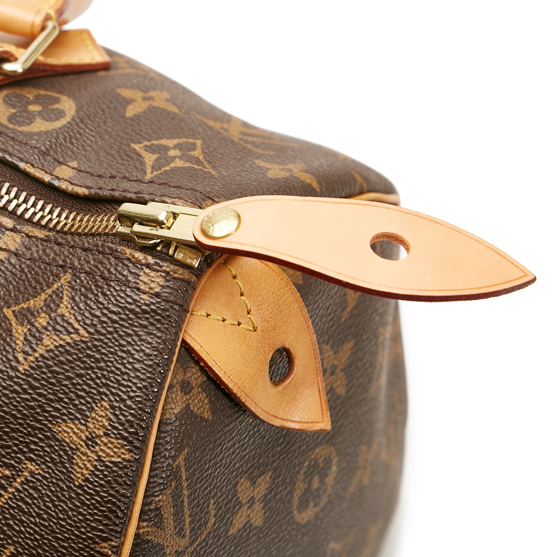 Louis Vuitton Monogram Speedy 30 Boston Bag Leather ref.484357 - Joli Closet