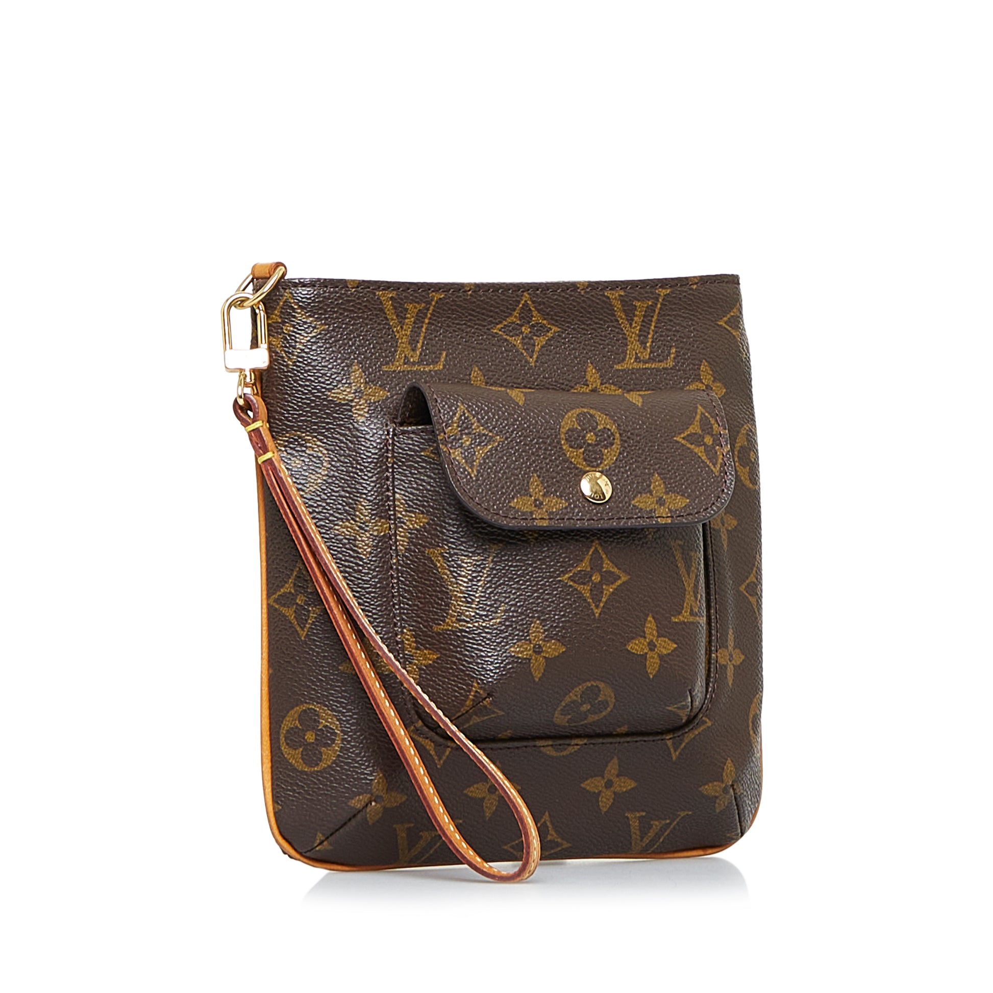 Louis Vuitton Monogram Partition Clutch Bag 