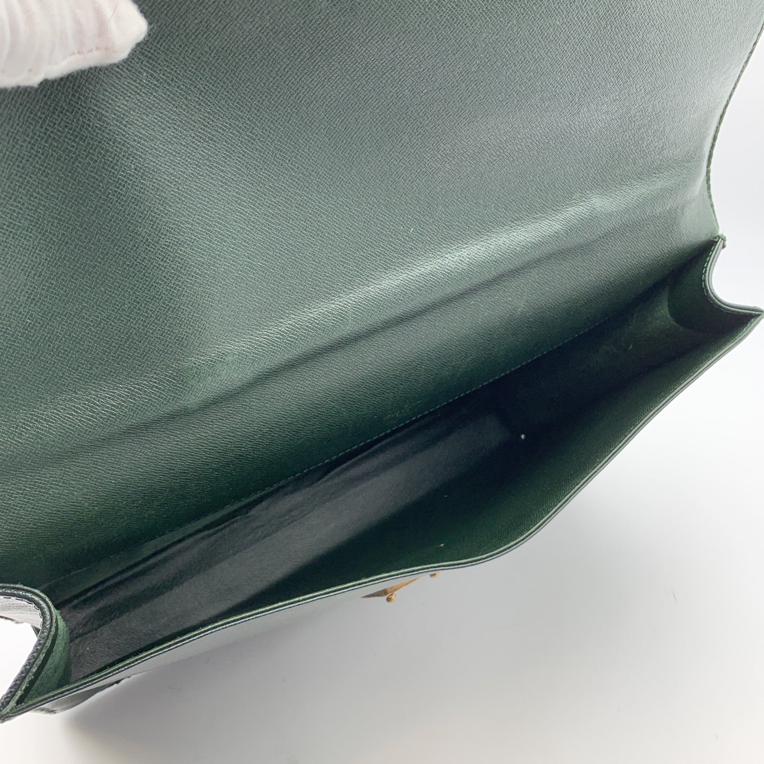 TOP Robusto Briefcase Taiga Leather In Green Black Tote Bag Woman Fashion  Classic Handbag Cowhide Leather Trim Signature Pin Lo265v From Uwmgut,  $256.4