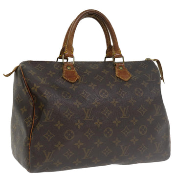 LOUIS VUITTON Monogram Speedy 30 Hand Bag M41526 LV Auth ac1442