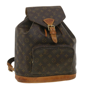 LOUIS VUITTON Monogram Montsouris GM Backpack M51135 LV Auth ac1488