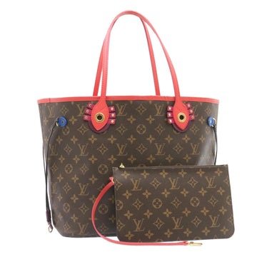 LOUIS VUITTON Monogram Totem Neverfull MM Tote Bag M41663 LV Auth ac166