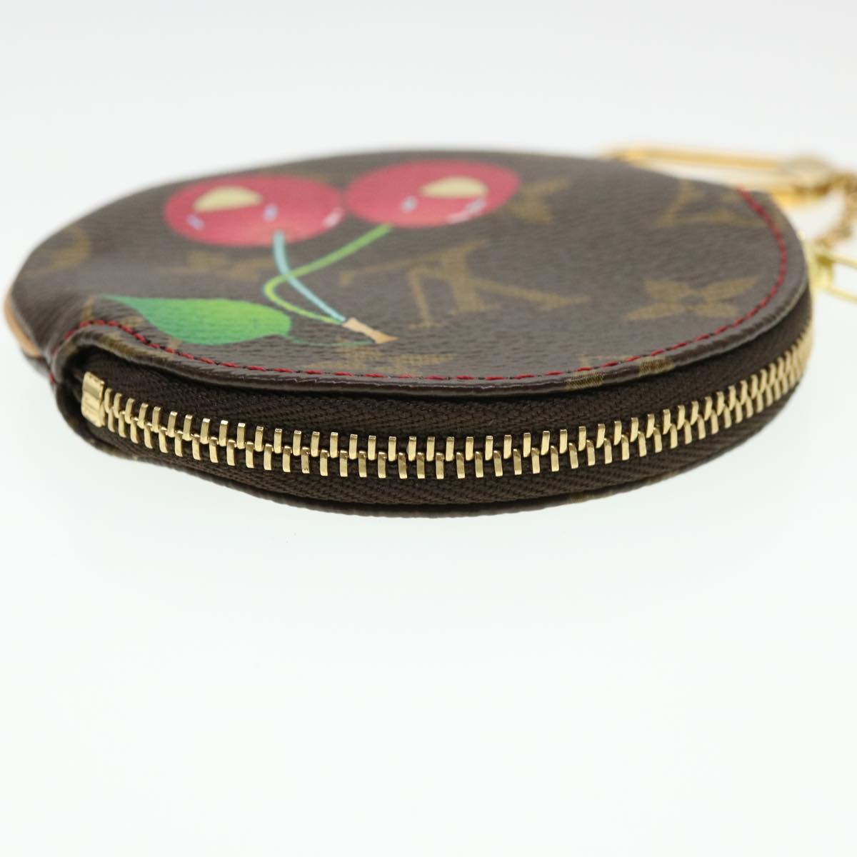 Louis-Vuitton-Monogram-Cherry-Porte-Monnaie-Rond-Coin-Case-M95043